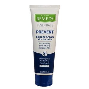 Medline Remedy Essentials PREVENT Silicone Cream‎ 4 oz Zinc Oxide Unscented